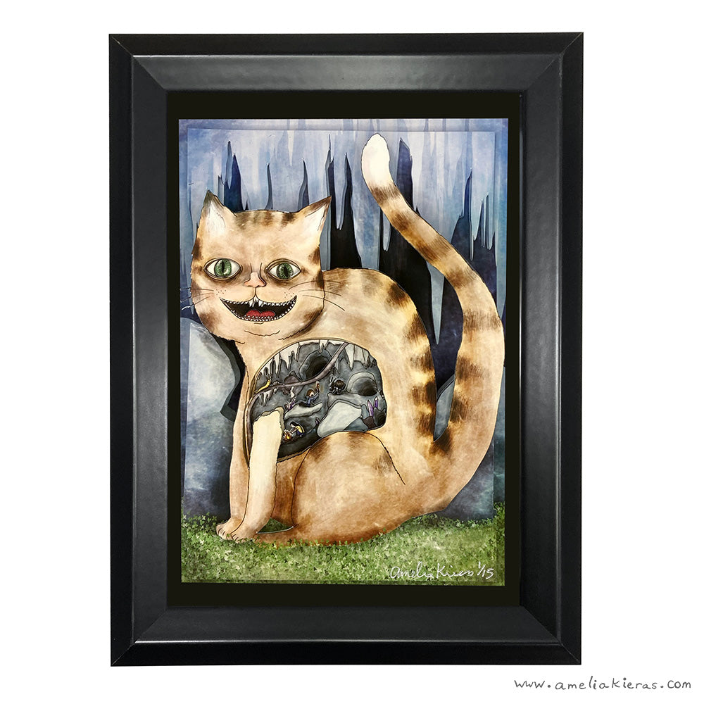 Belly of the Beast - Limited Edition Shadow Box Wall Art