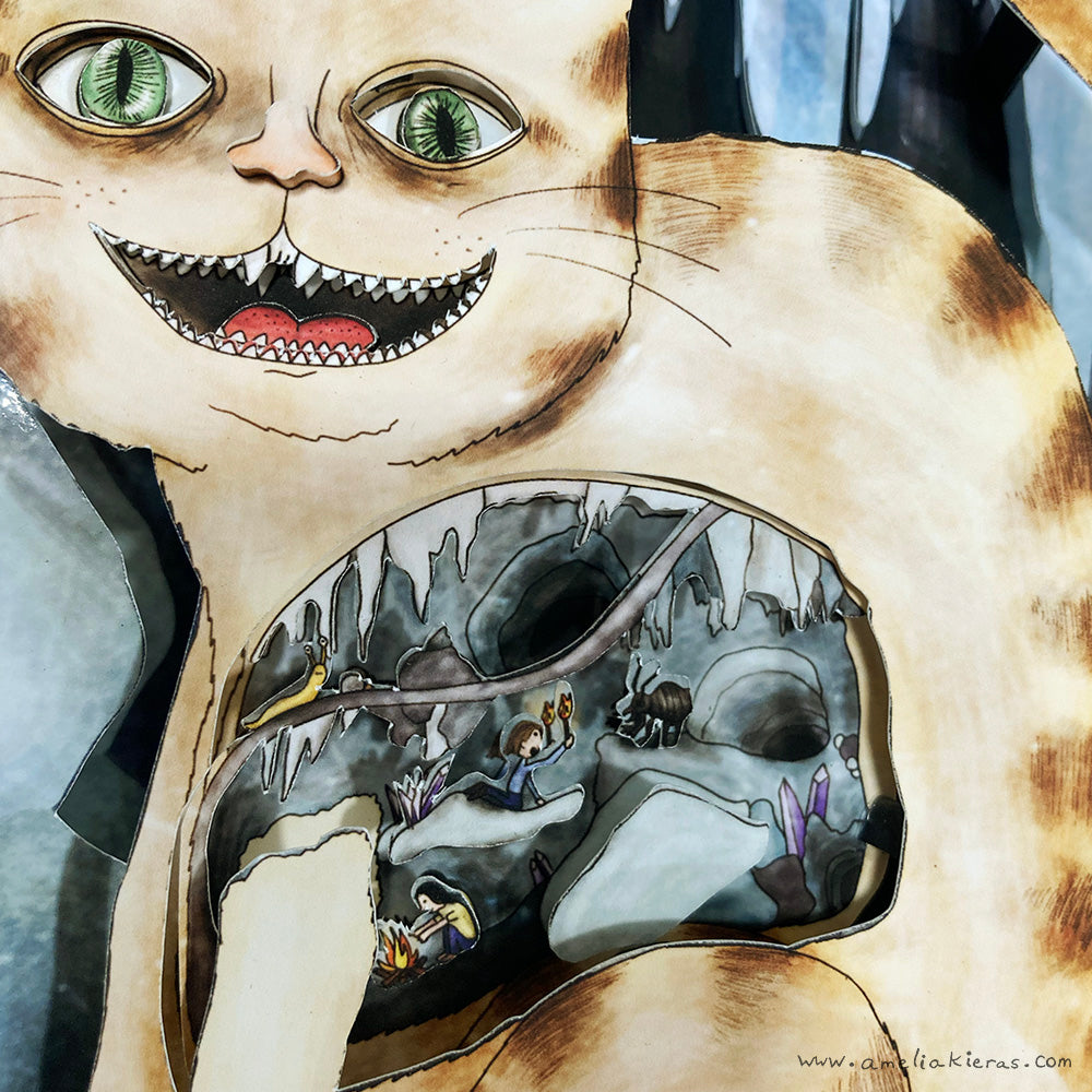 Belly of the Beast - Limited Edition Shadow Box Wall Art