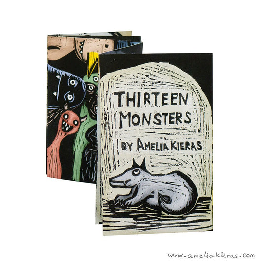 Thirteen Monsters - Number Counting Flutter Book