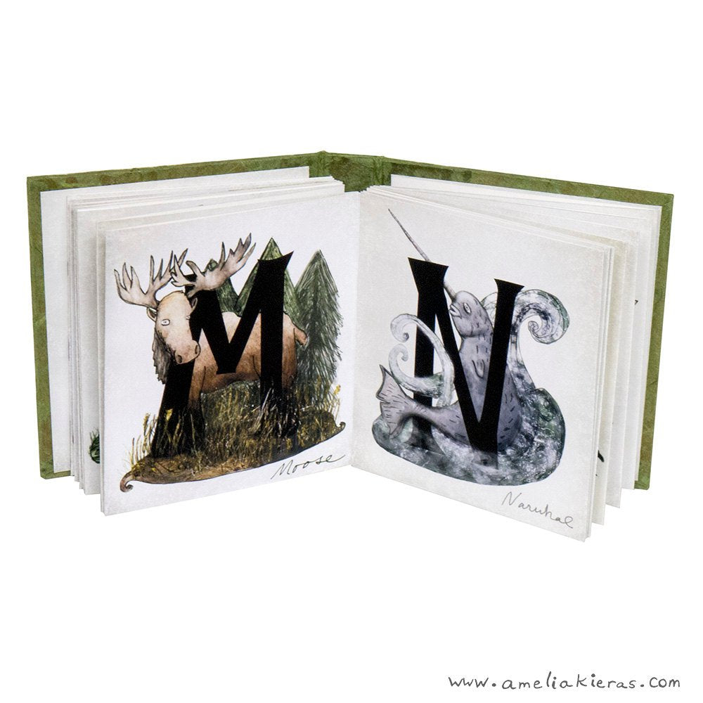 Handmade Alphabet Book - Animals, Beasts and Creatures