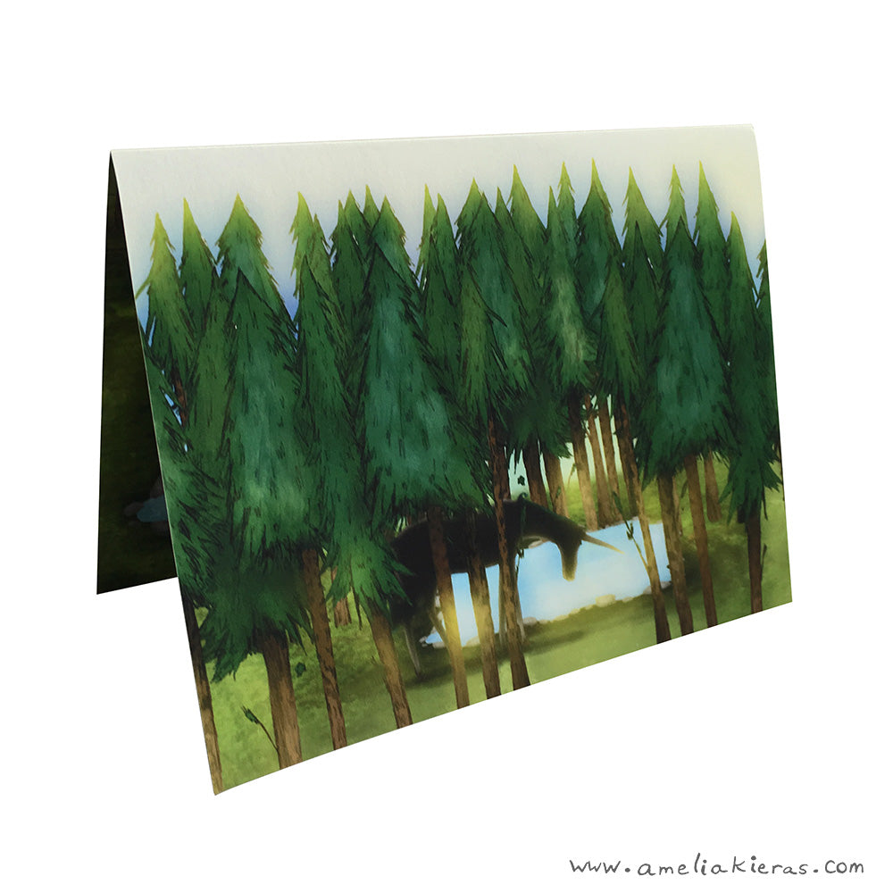 Magic Unicorn 3D Pop Up Card