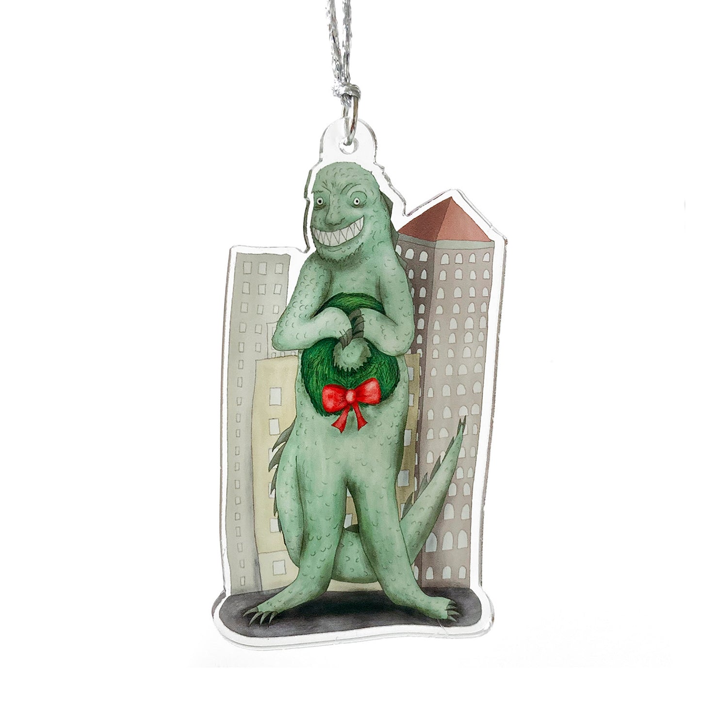 Godzilla Holiday Acrylic Ornament