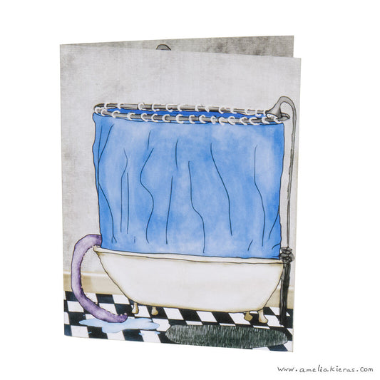 Octopus Thank You 3D Pop Up Card