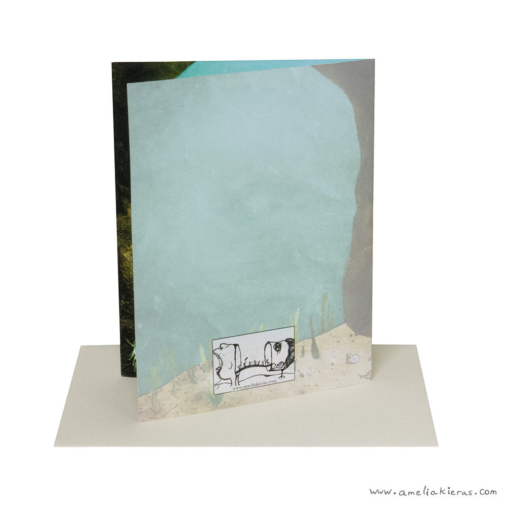 Sea Monster Holiday 3D Pop Up Card