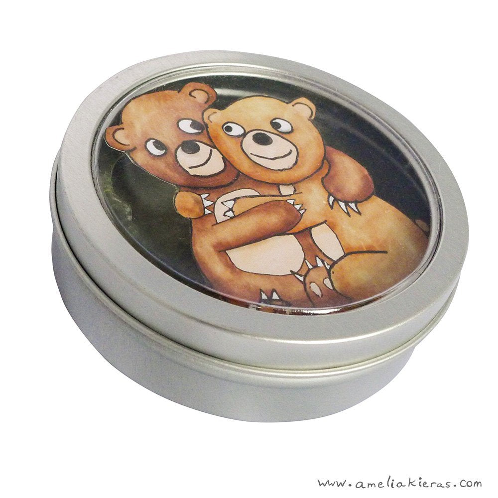 Bear Hug Mini Shadow Box Magnet