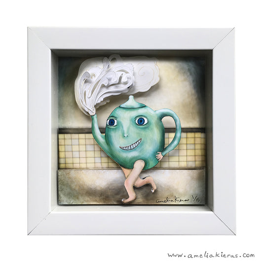 I'm a Little Teapot Shadow Box - Limited Edition Shadow Box Wall Art