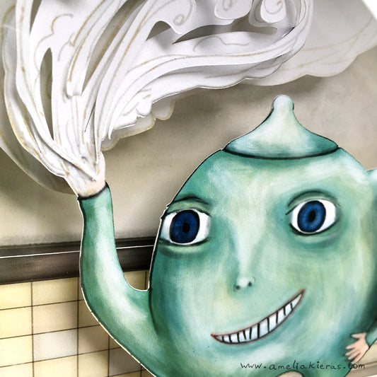 I'm a Little Teapot Shadow Box - Limited Edition Shadow Box Wall Art