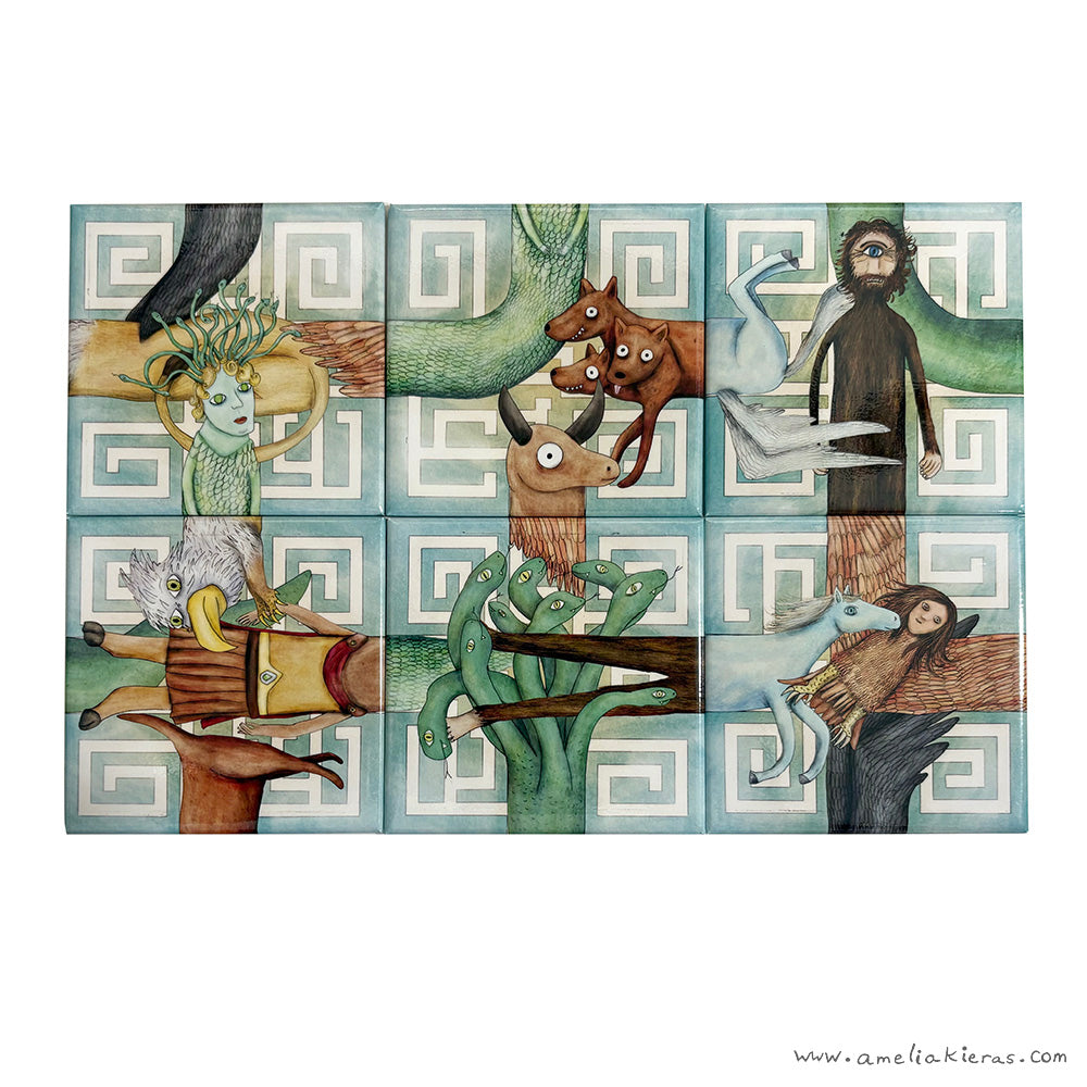 Magnet Mixup Tiles - Greek Mythology