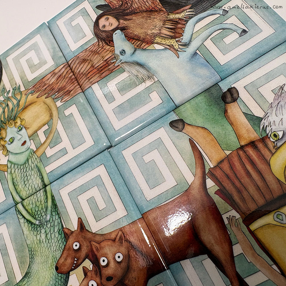 Magnet Mixup Tiles - Greek Mythology