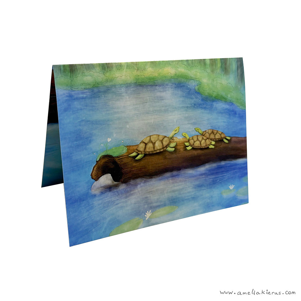 Thank You Turtles 3D Pop Up Card