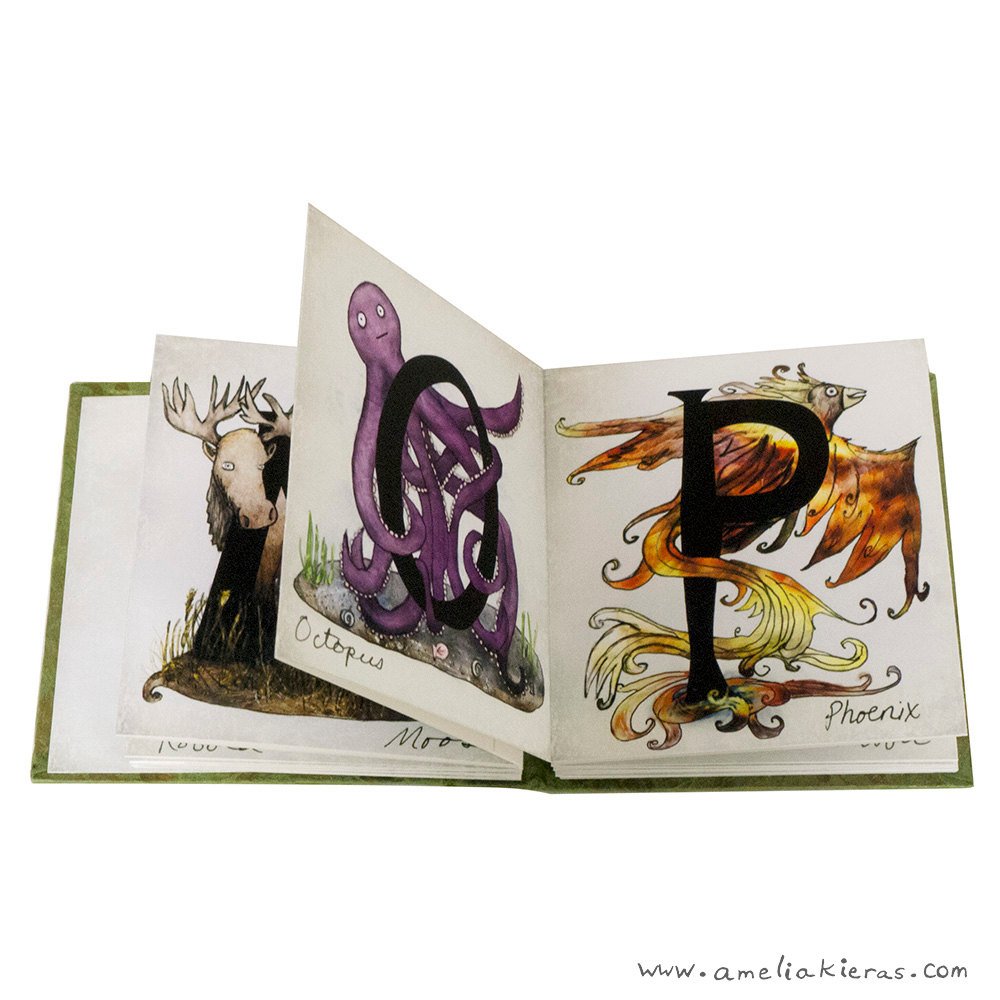 Handmade Alphabet Book - Animals, Beasts and Creatures