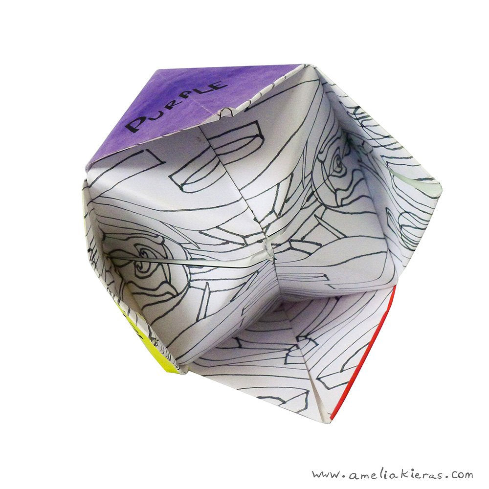 Illustrated Fortune Teller / Cootie Catcher