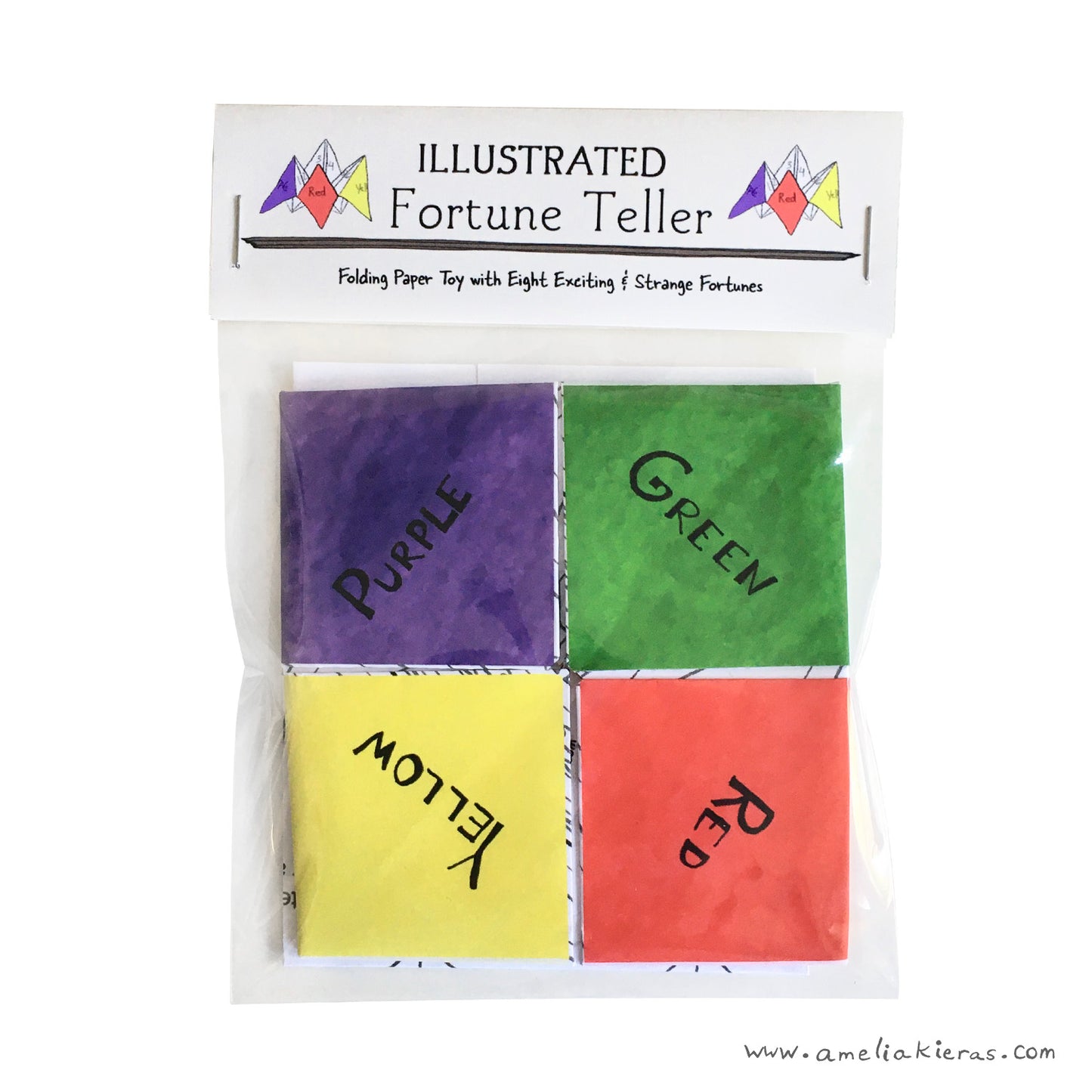 Illustrated Fortune Teller / Cootie Catcher