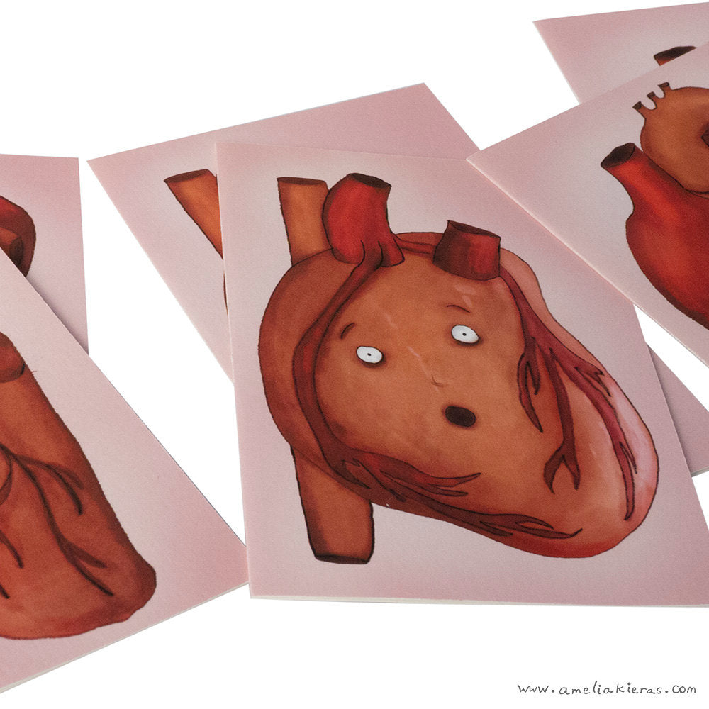 Emotional Hearts Love Card Set