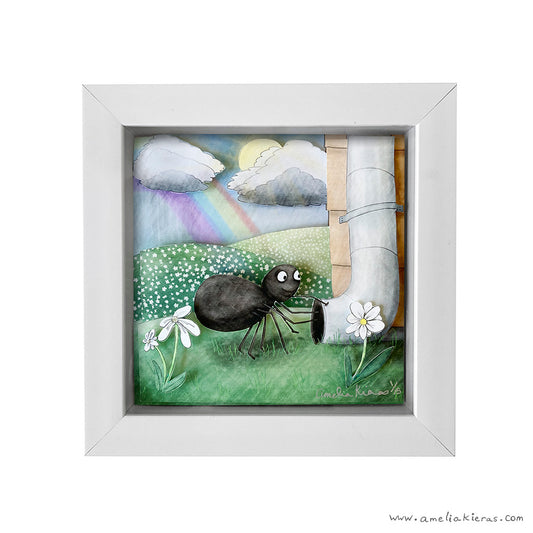 Itsy Bitsy Spider - Limited Edition Shadow Box Wall Art