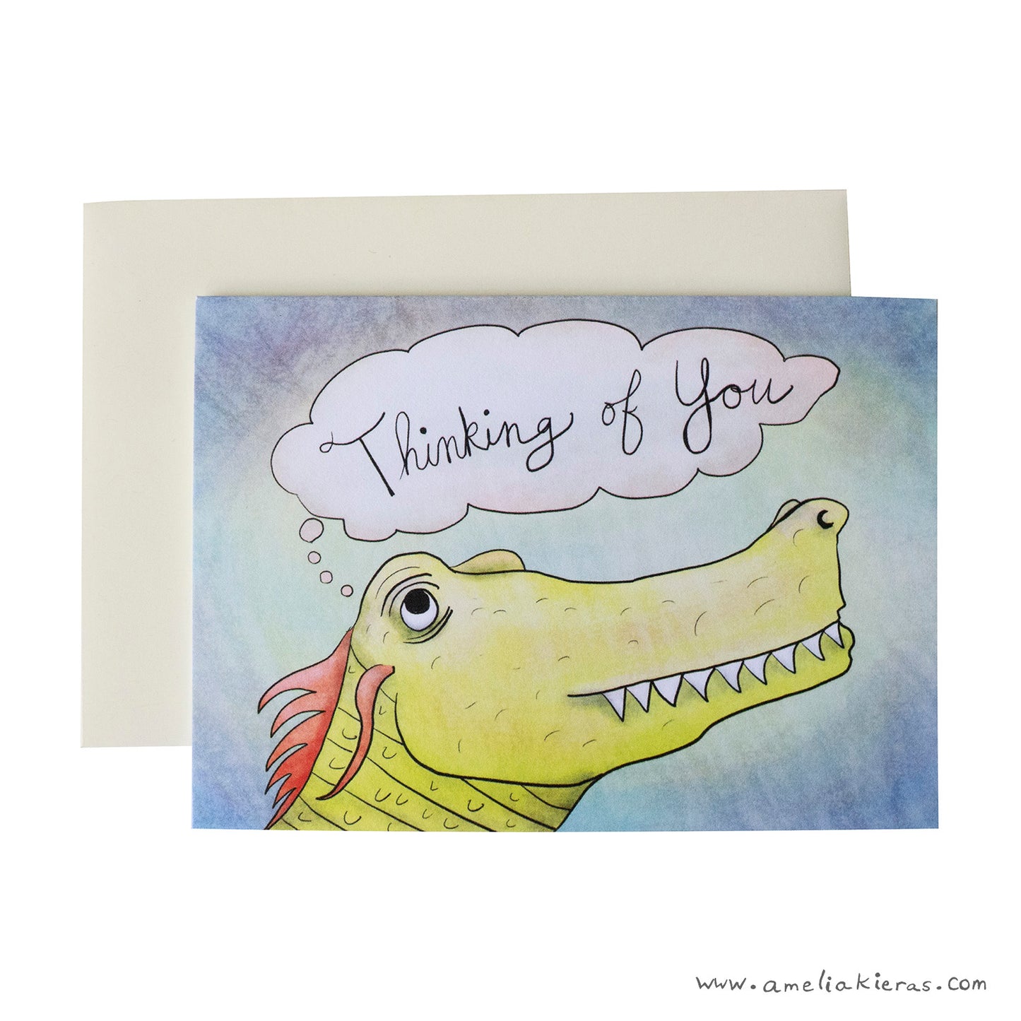 Miss You Monster Greeting Card Set