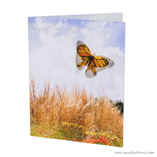 Butterfly Flowers 3D Pop Up Card