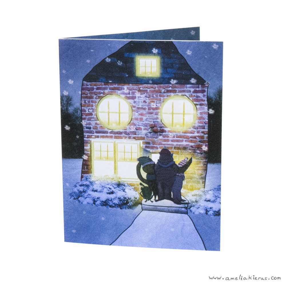 Monster Carolers 3D Pop Up Card