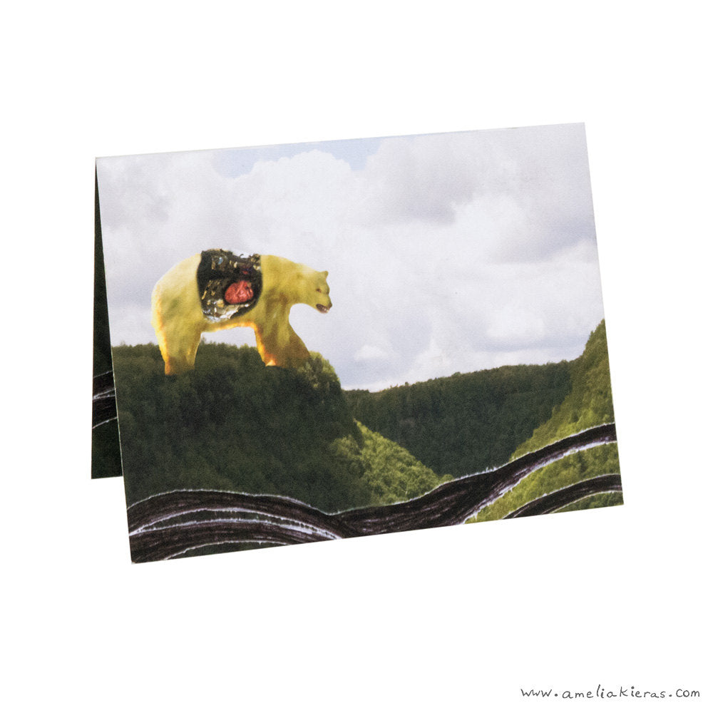 The Polar Bear of Love 3D Pop Up Card